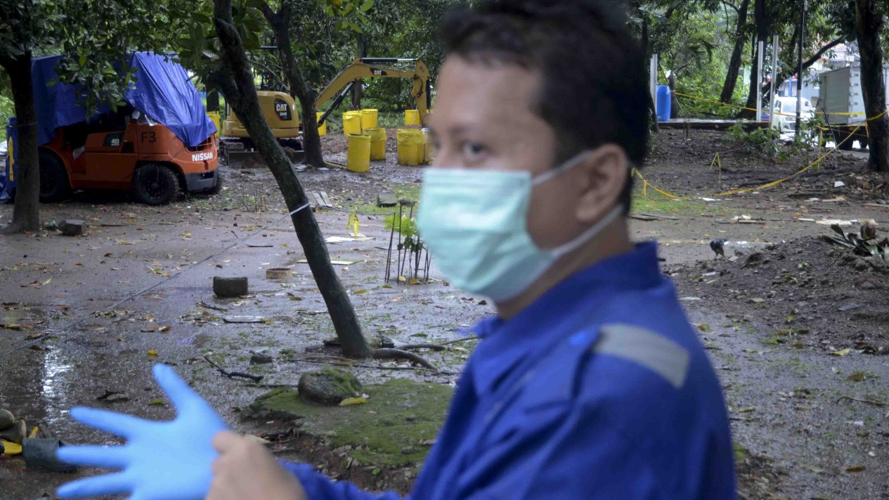 Penampakan Tanah Terpapar Radioaktif Nuklir di Tangerang