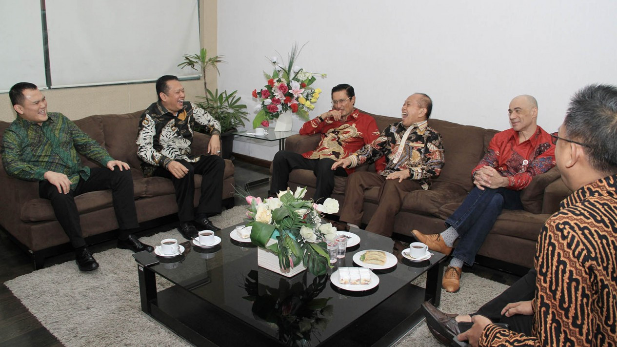 Pimpinan MPR Kunjungi tvOne