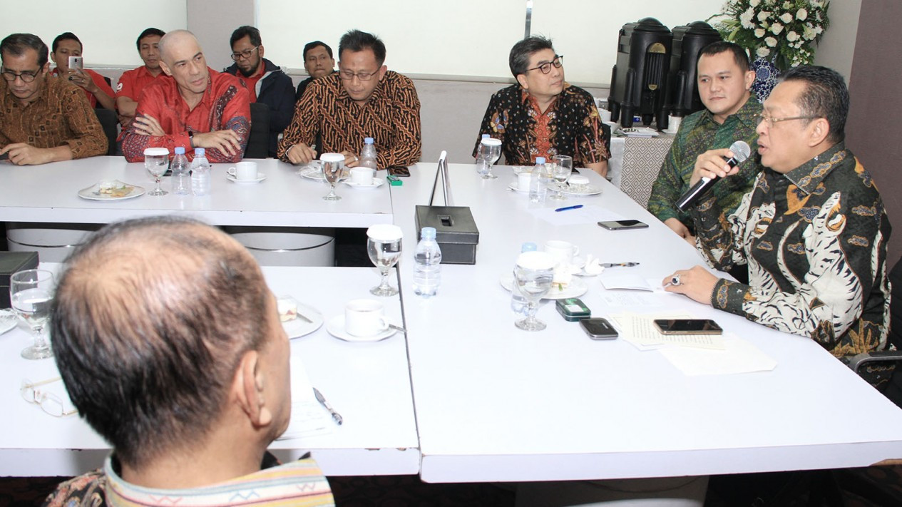 Pimpinan MPR Kunjungi tvOne