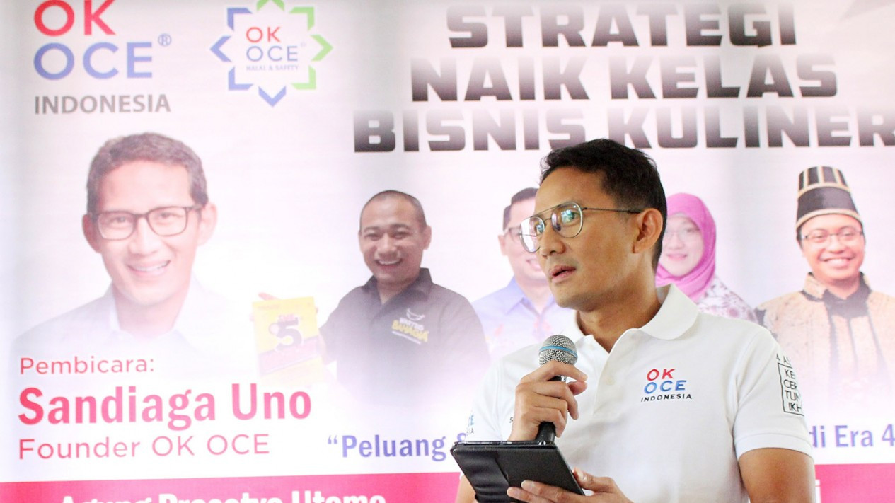 Strategi Naik Kelas Bisnis Kuliner ala Sandiaga Uno