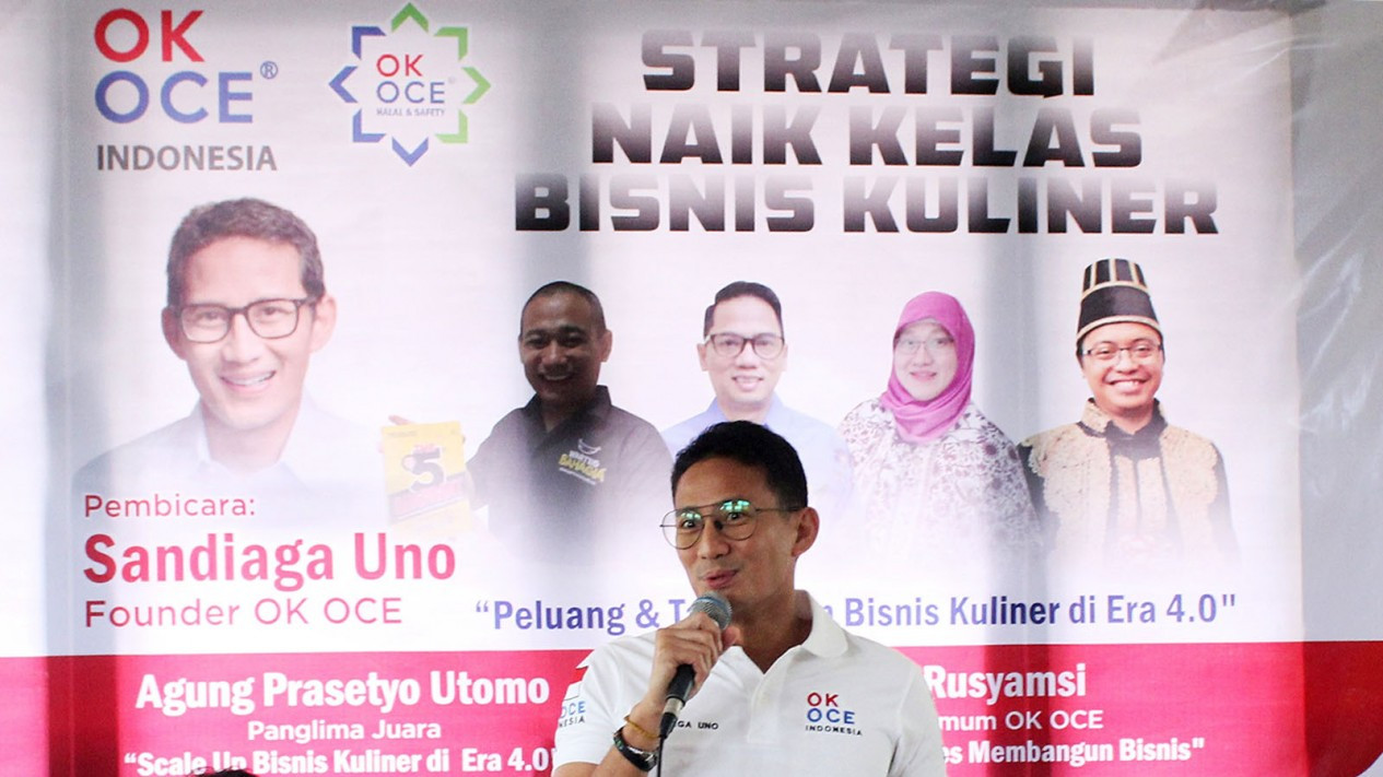Strategi Naik Kelas Bisnis Kuliner ala Sandiaga Uno