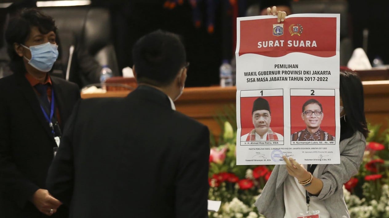 Ahmad Riza Patria Terpilih Jadi Wakil Gubernur DKI Jakarta