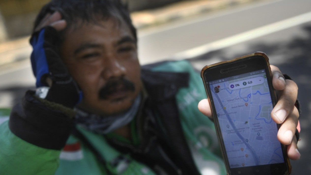 Ojek Online Terimbas Penerapan PSBB