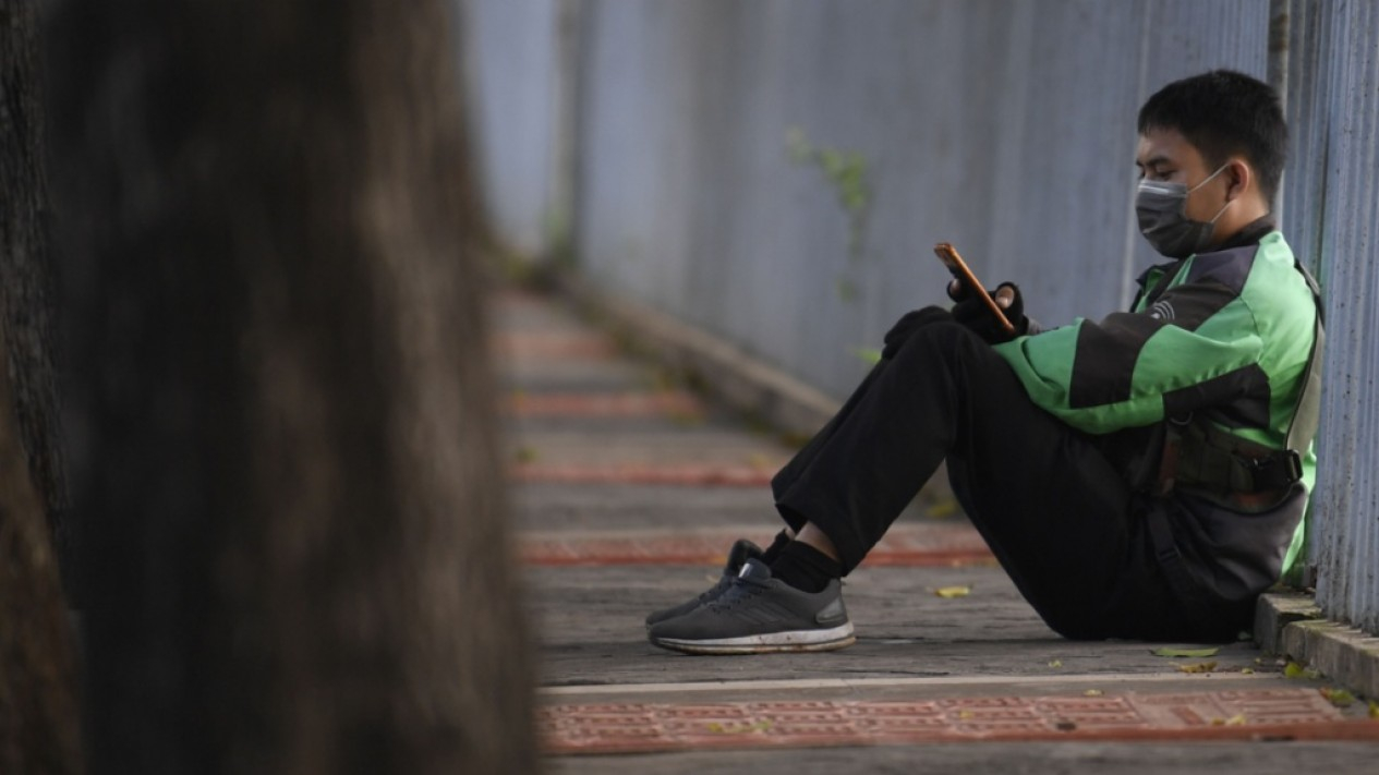 Ojek Online Terimbas Penerapan PSBB
