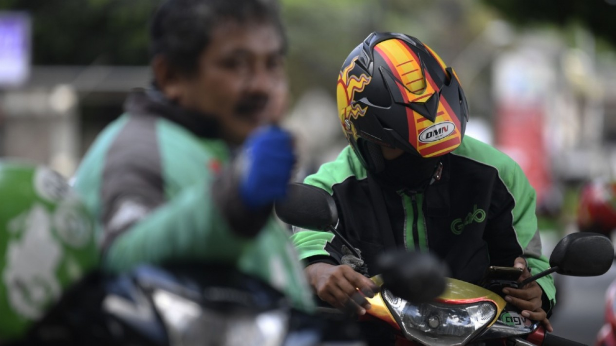 Ojek Online Terimbas Penerapan PSBB