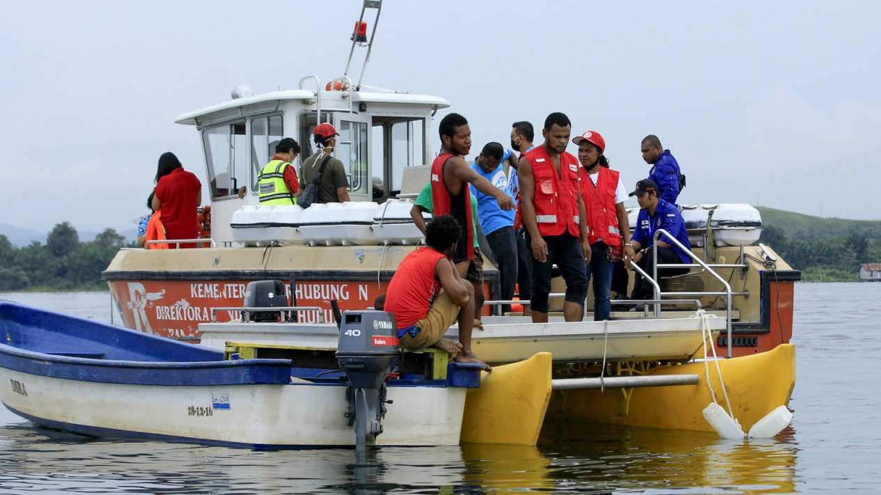 Pesawat Jatuh di Danau Sentani Papua