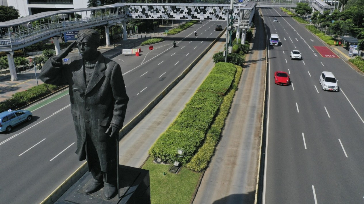 Libur Lebaran, Jalan Protokol Ibukota Lancar
