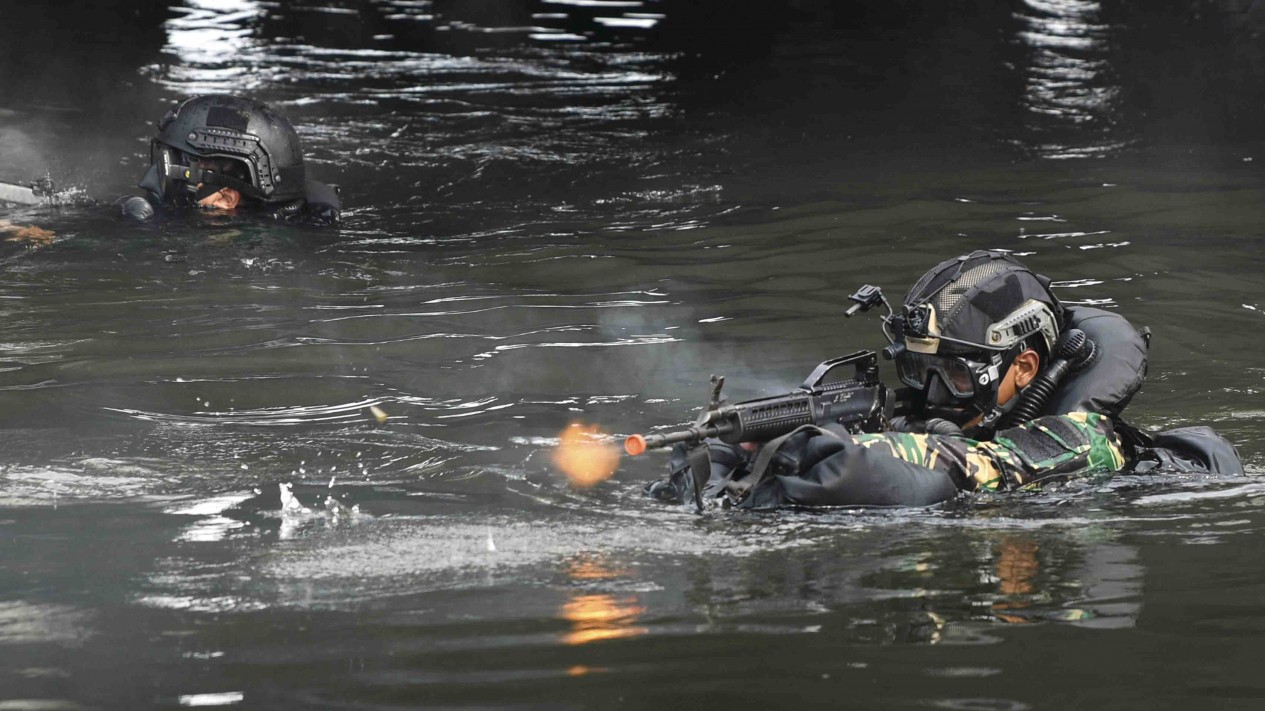 Latihan Peperangan Laut khusus Kopaska