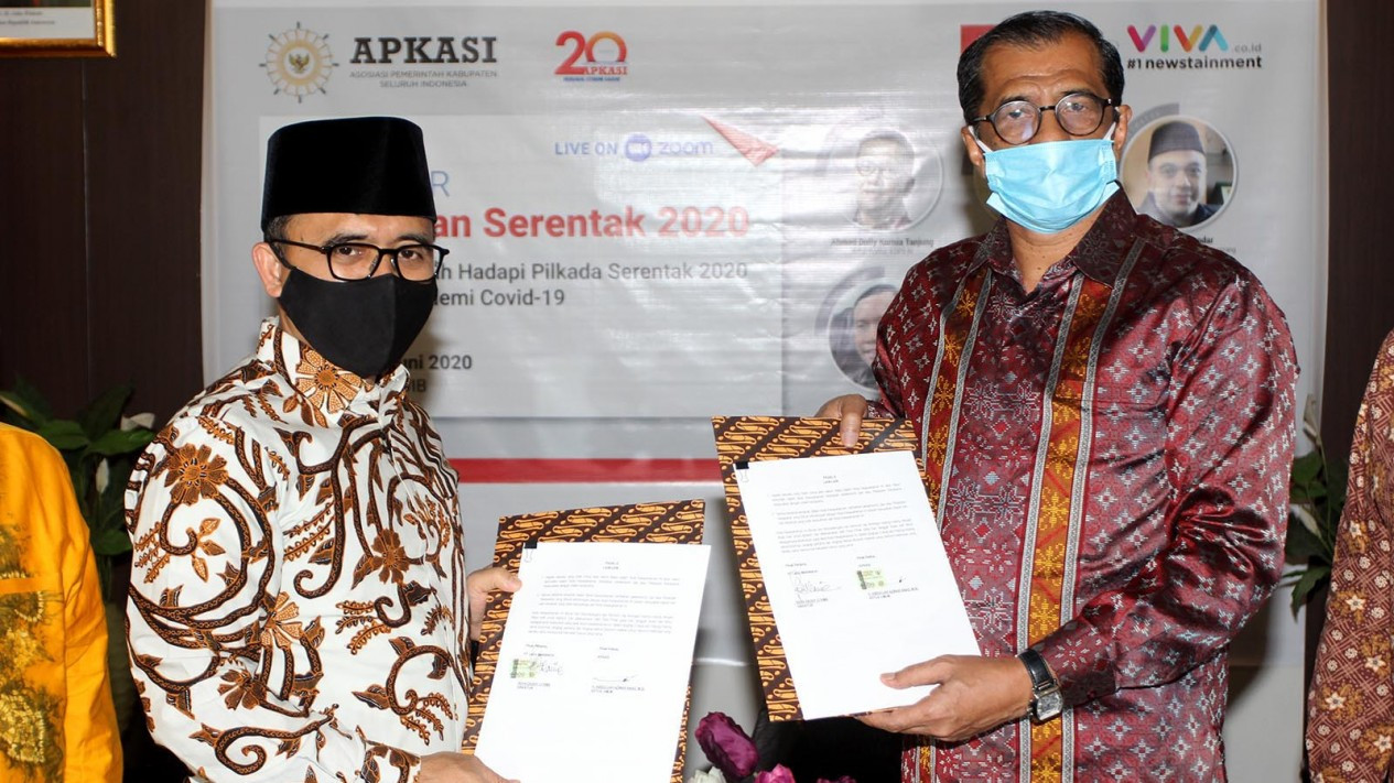 MoU tvOne-Apkasi Jelang Pilkada Serentak 2020
