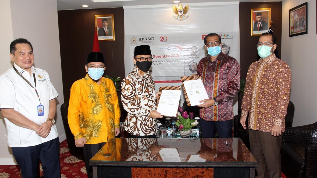 MoU tvOne-Apkasi Jelang Pilkada Serentak 2020