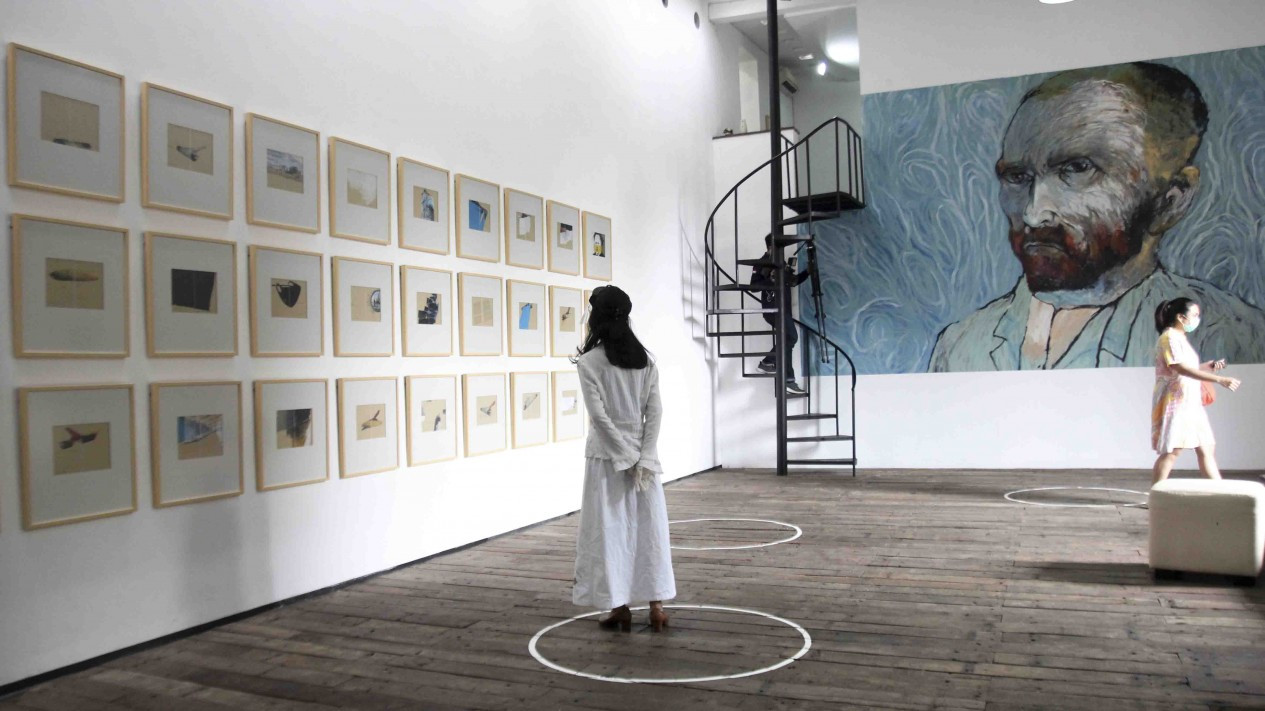 Penampakan Penerapan Protokol Kesehatan di Pameran Seni