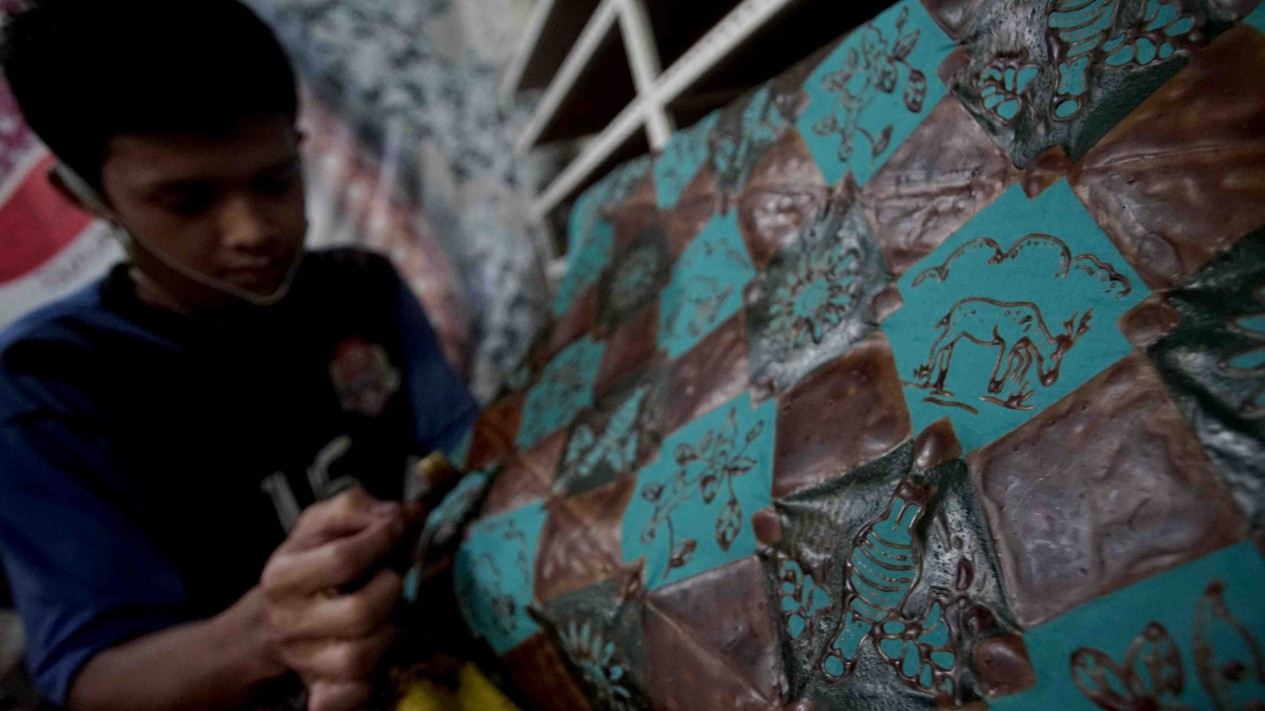 Pembuataan Batik Khas Kota Bogor