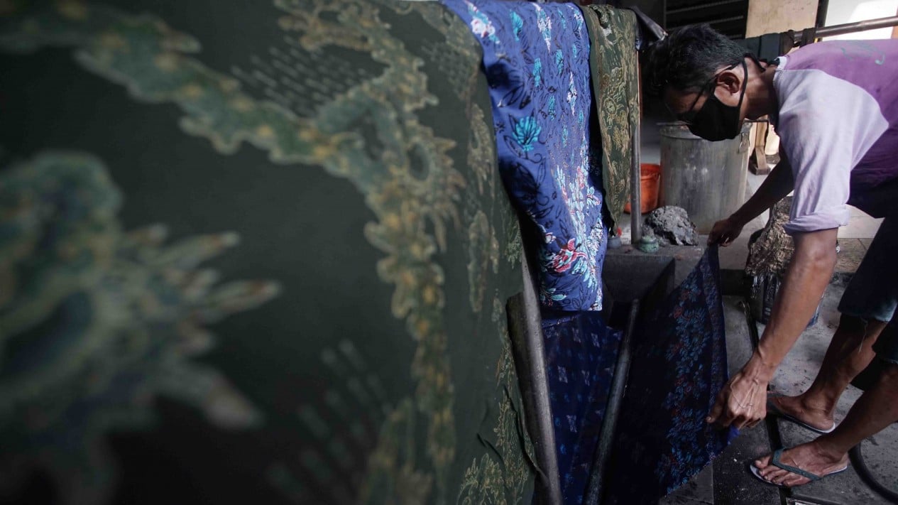 Pembuataan Batik Khas Kota Bogor