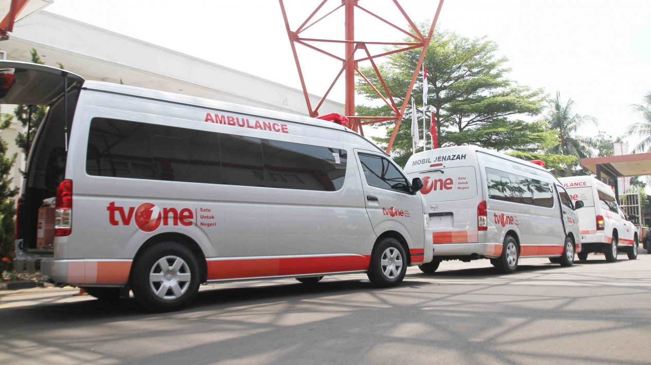 Ambulans dan Mobil Jenazah Bantuan Satu untuk Negeri tvOne