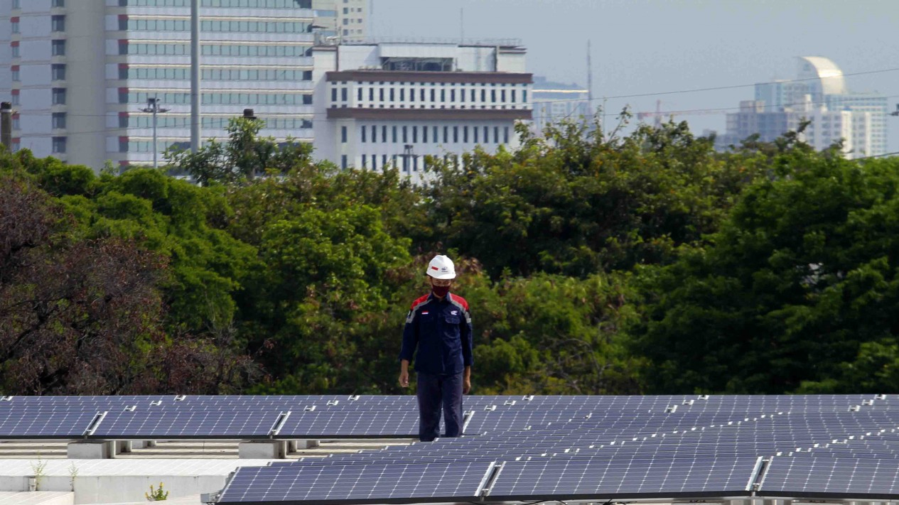 Masjid Istiqlal Gunakan Panel Surya