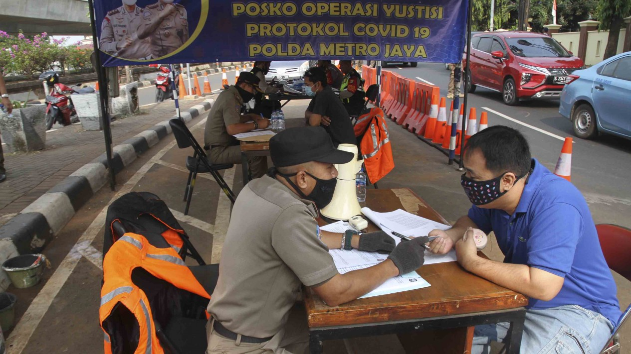 Hari Pertama PSBB Jakarta Diperketat