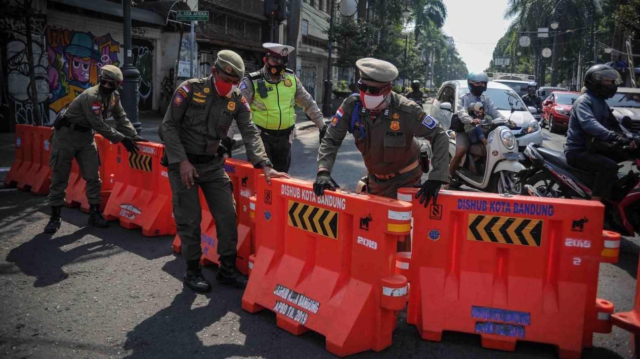 Penutupan Jalan di Bandung