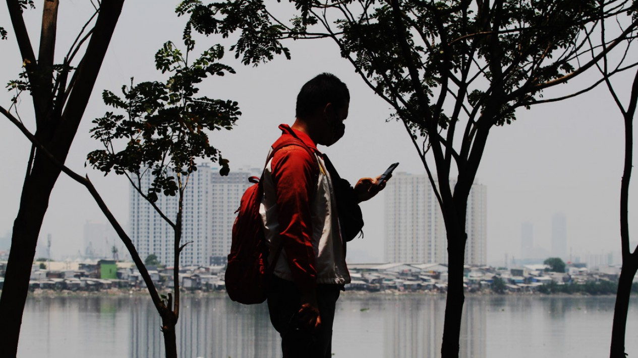 Taman Waduk Pluit Tak Terawat