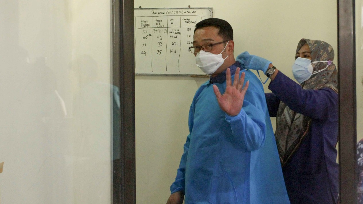 Ridwan Kamil Berkantor di Depok