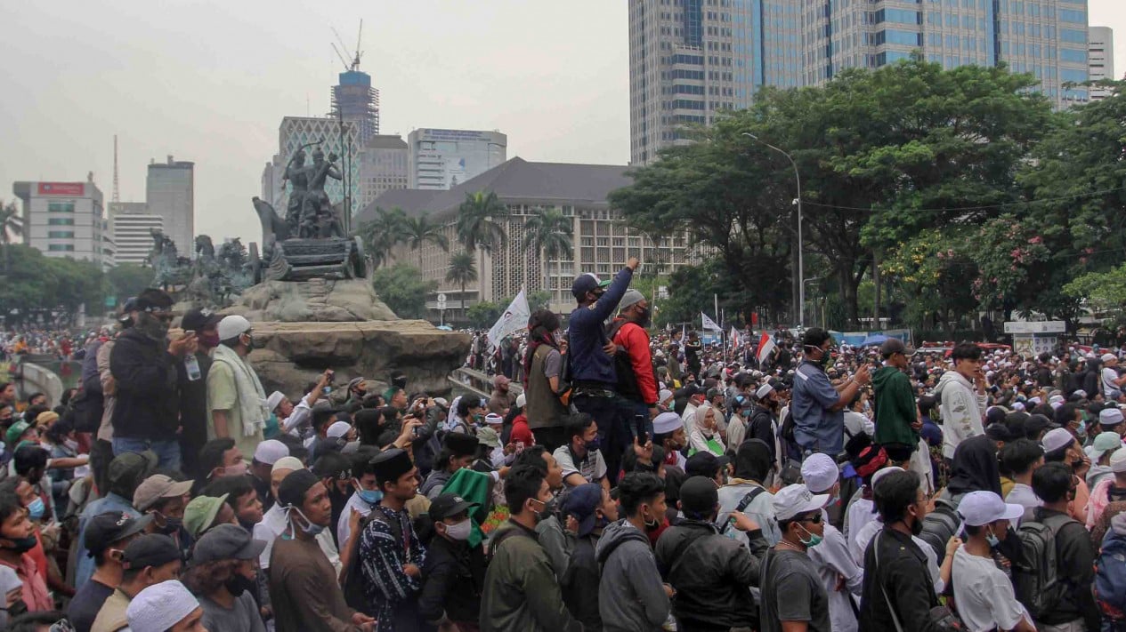 PA 212 Demo di Patung Kuda