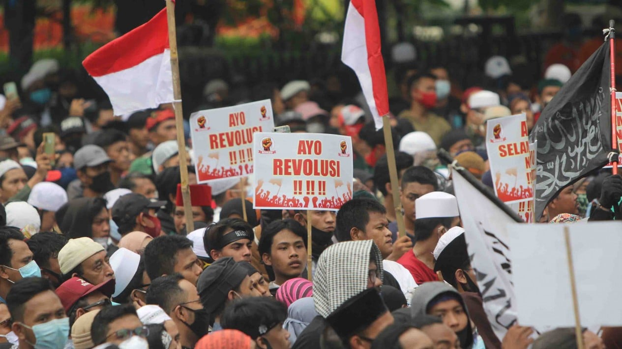PA 212 Demo di Patung Kuda