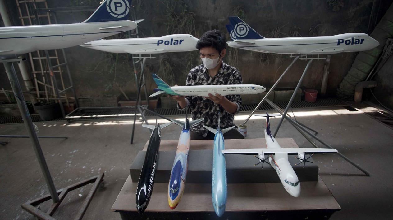 Miniatur Pesawat Buatan Cibinong Tembus Pasar Dunia
