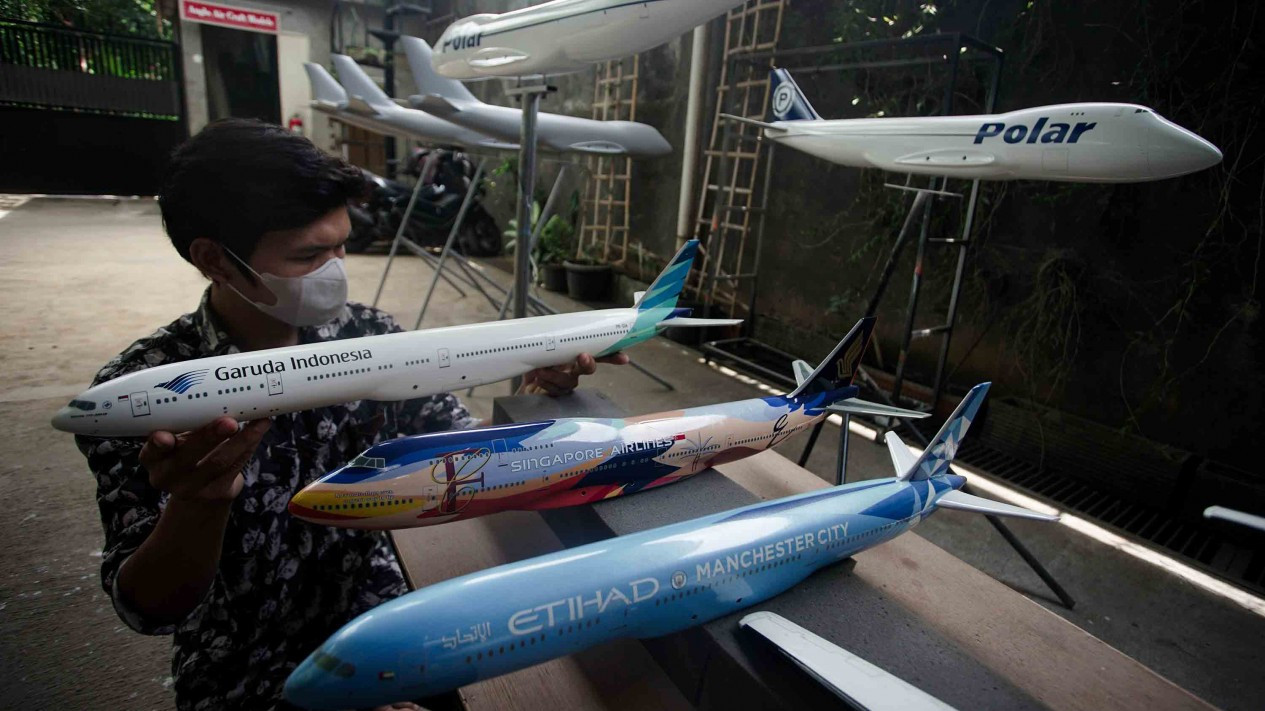 Miniatur Pesawat Buatan Cibinong Tembus Pasar Dunia