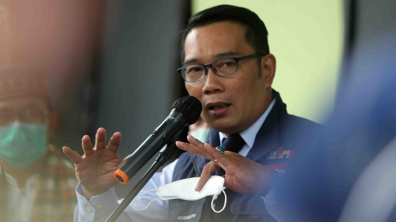 Ridwan Kamil Tinjau Simulasi Vaksinasi COVID-19