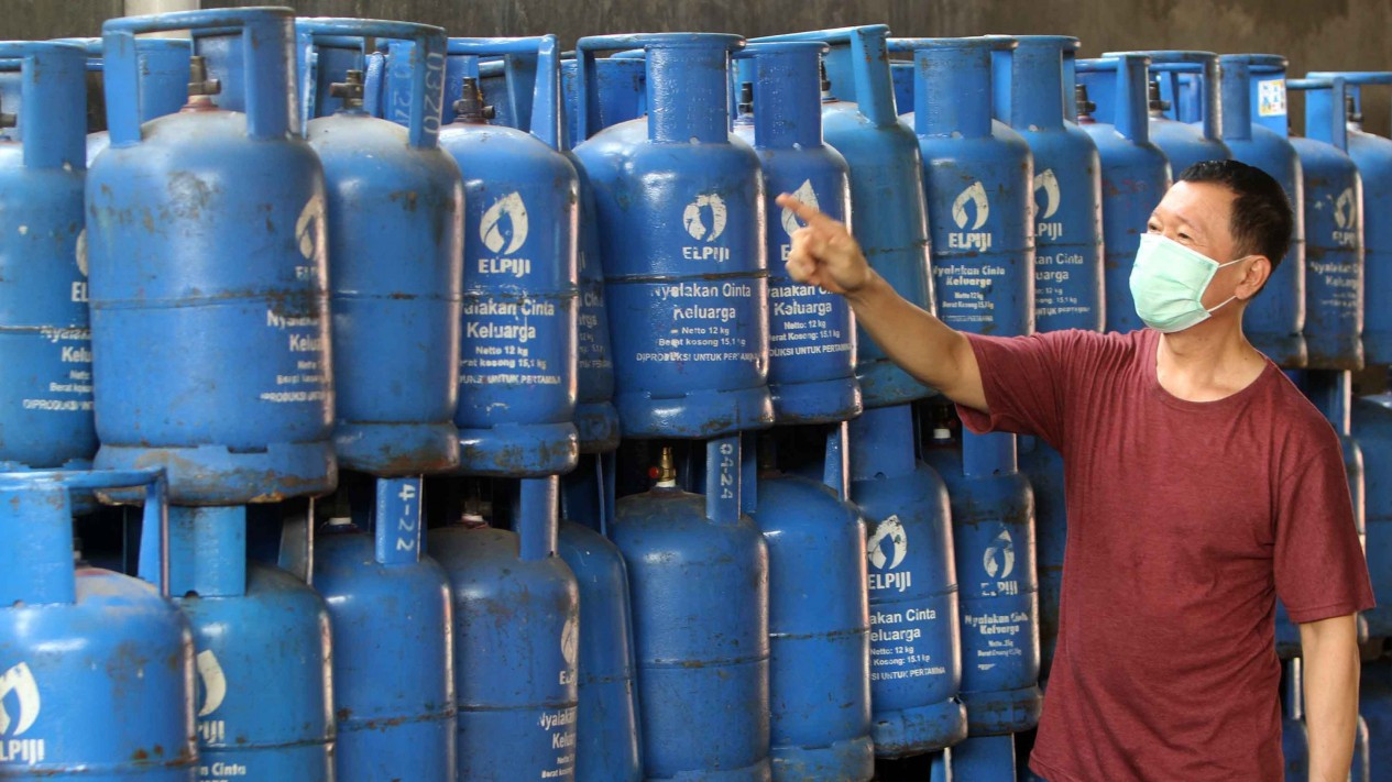 Gas Elpiji Biru 12 Kg Mulai Ditarik