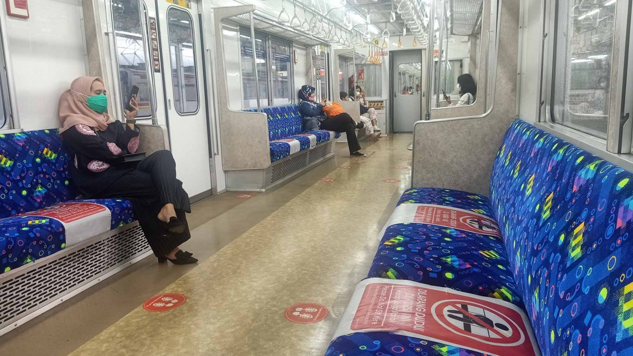 Protokol Kesehatan di KRL Commuter Line