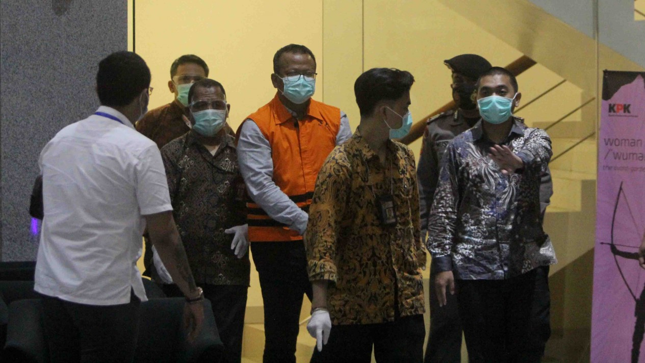 KPK Tahan Menteri Edhy Prabowo