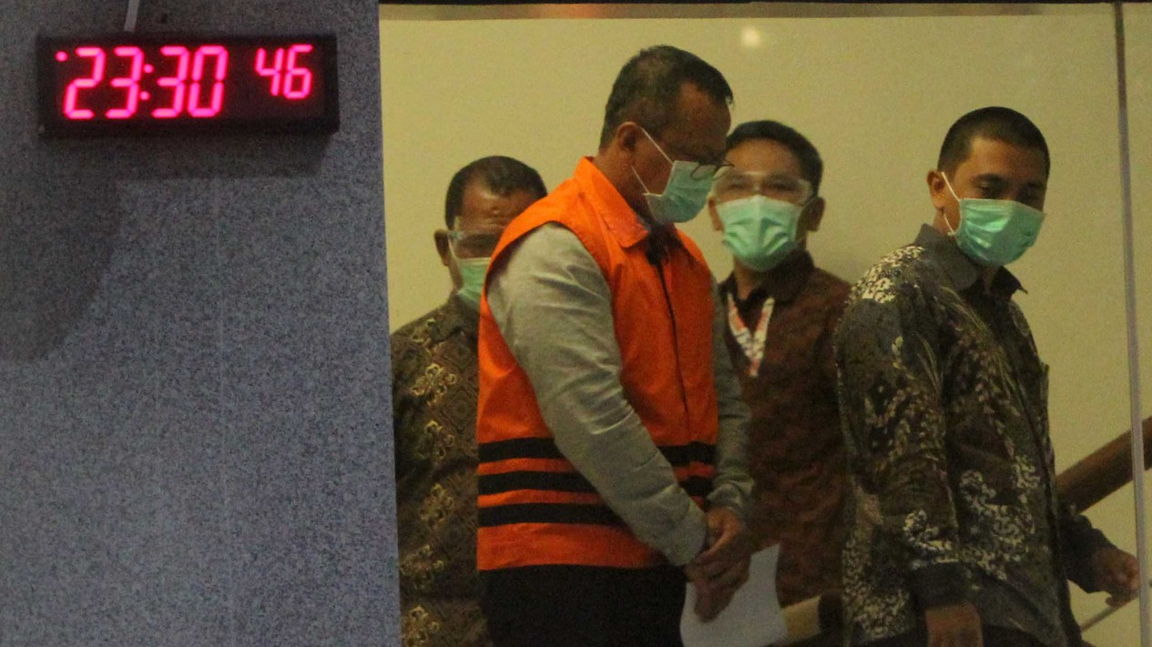 KPK Tahan Menteri Edhy Prabowo