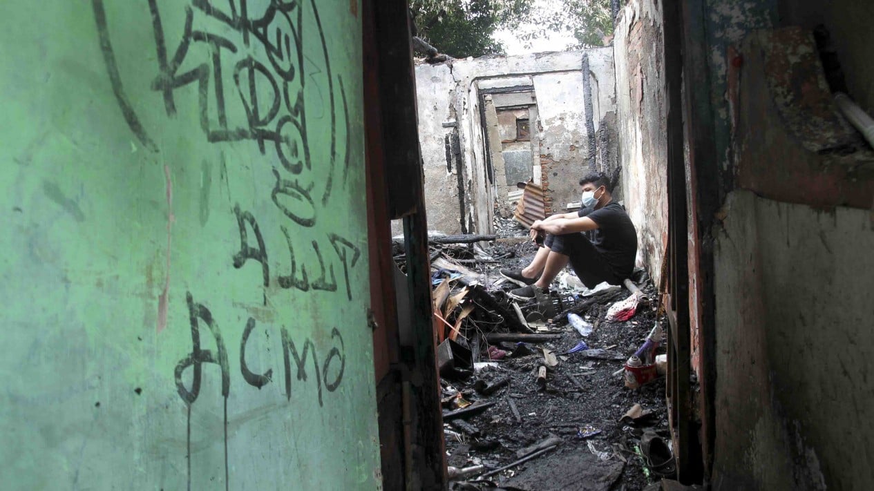 Kebakaran Rumah Warga di Petamburan