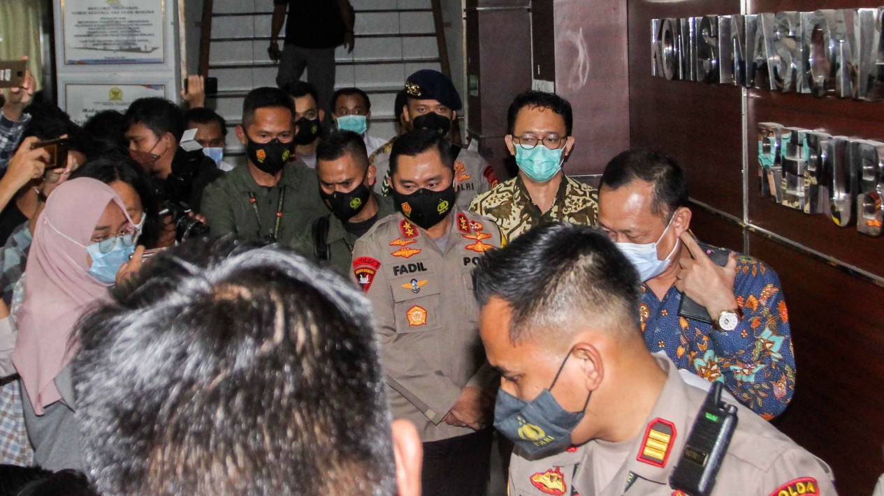 Kapolda Metro Jaya Berikan Keterangan di Komnas HAM