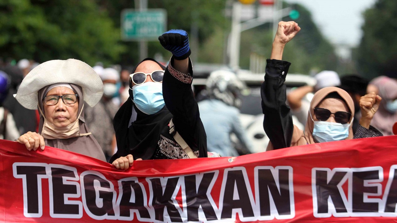 Aksi 1812 di Patung Kuda
