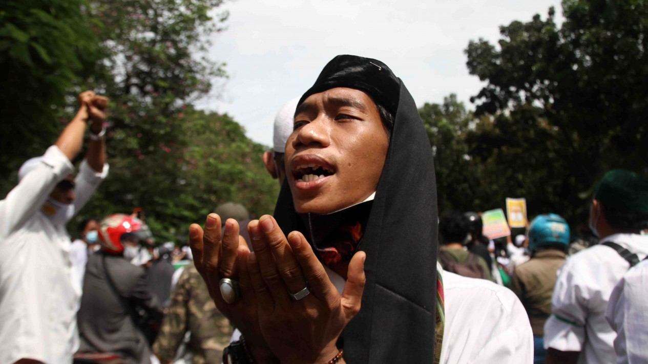 Aksi 1812 di Patung Kuda