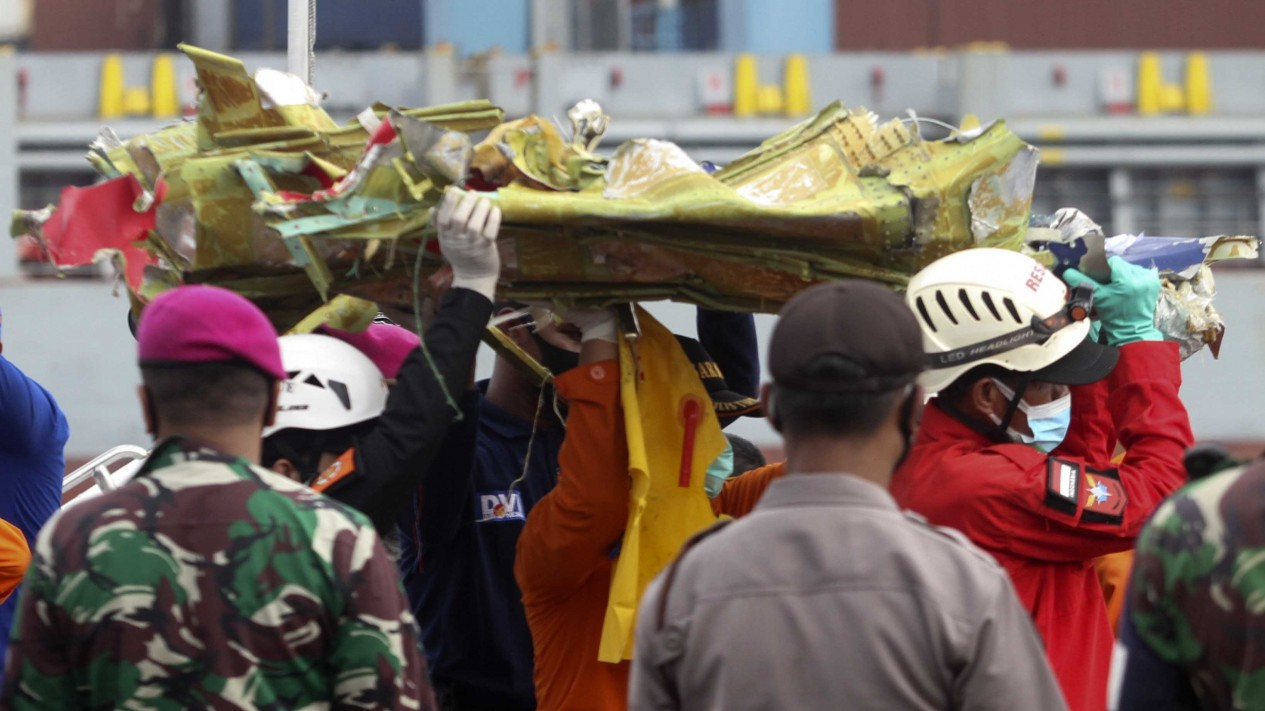 Temuan Serpihan Pesawat Sriwijaya Air