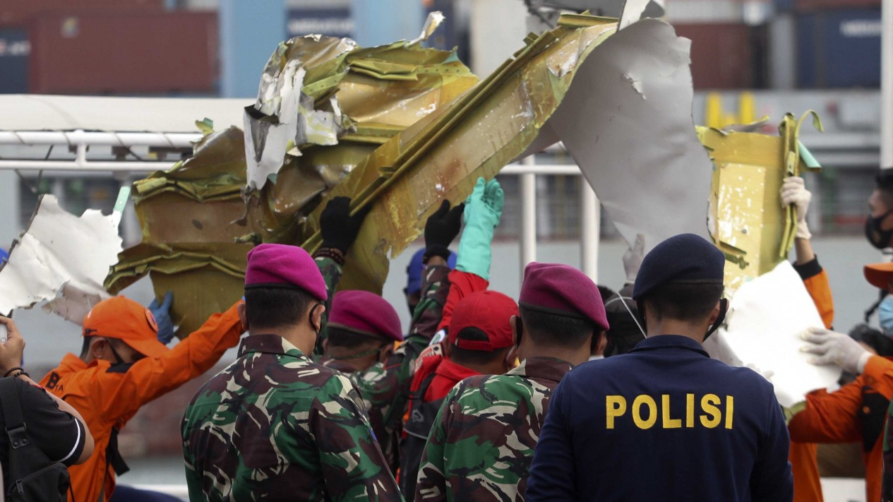 Temuan Serpihan Pesawat Sriwijaya Air