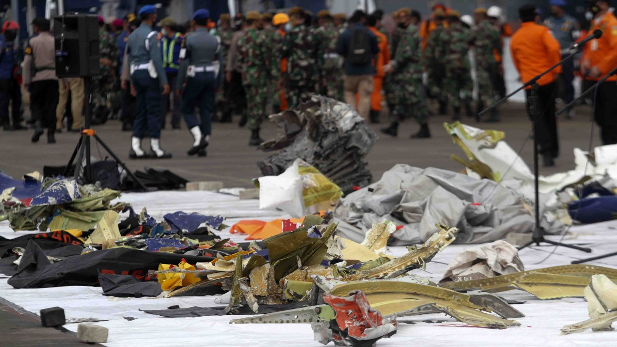 Temuan Serpihan Pesawat Sriwijaya Air
