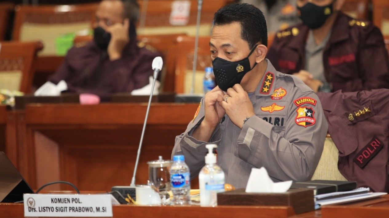 Fit & Proper Test Calon Kapolri Komjen Listyo Sigit