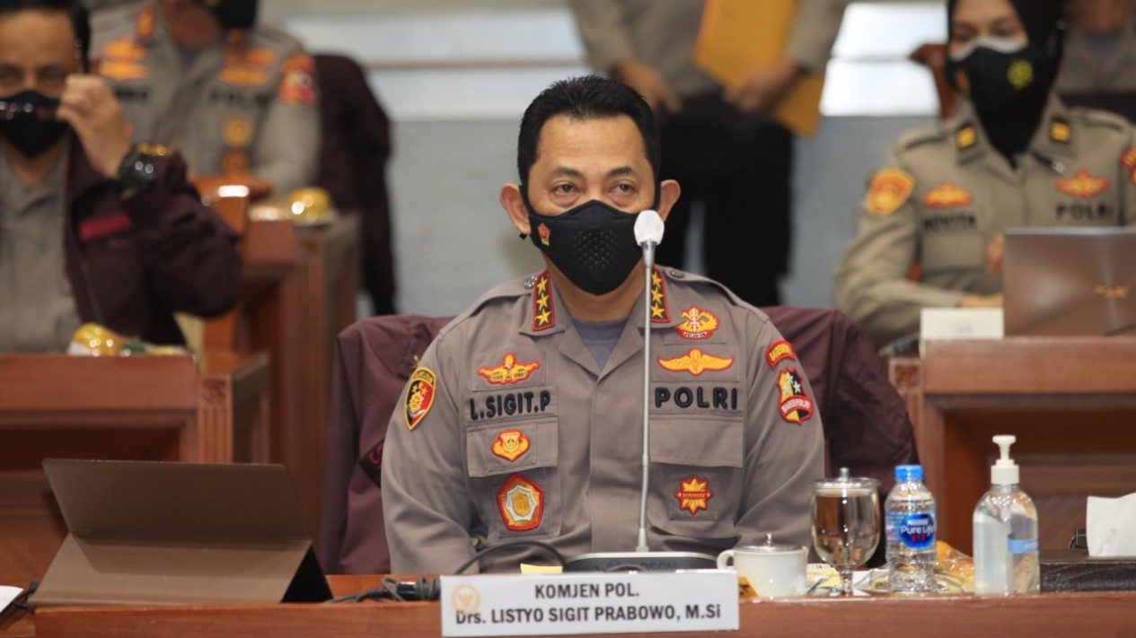 Fit & Proper Test Calon Kapolri Komjen Listyo Sigit
