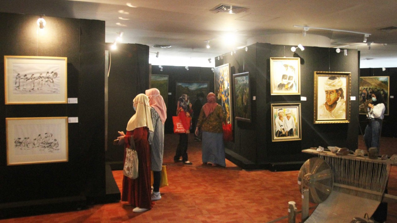 Pameran Lukisan Baduy di Perpusnas
