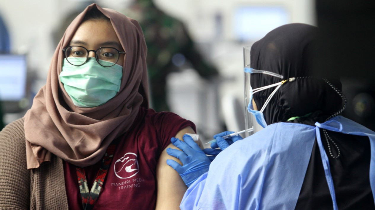 Ribuan Awak Media Divaksin Covid-19