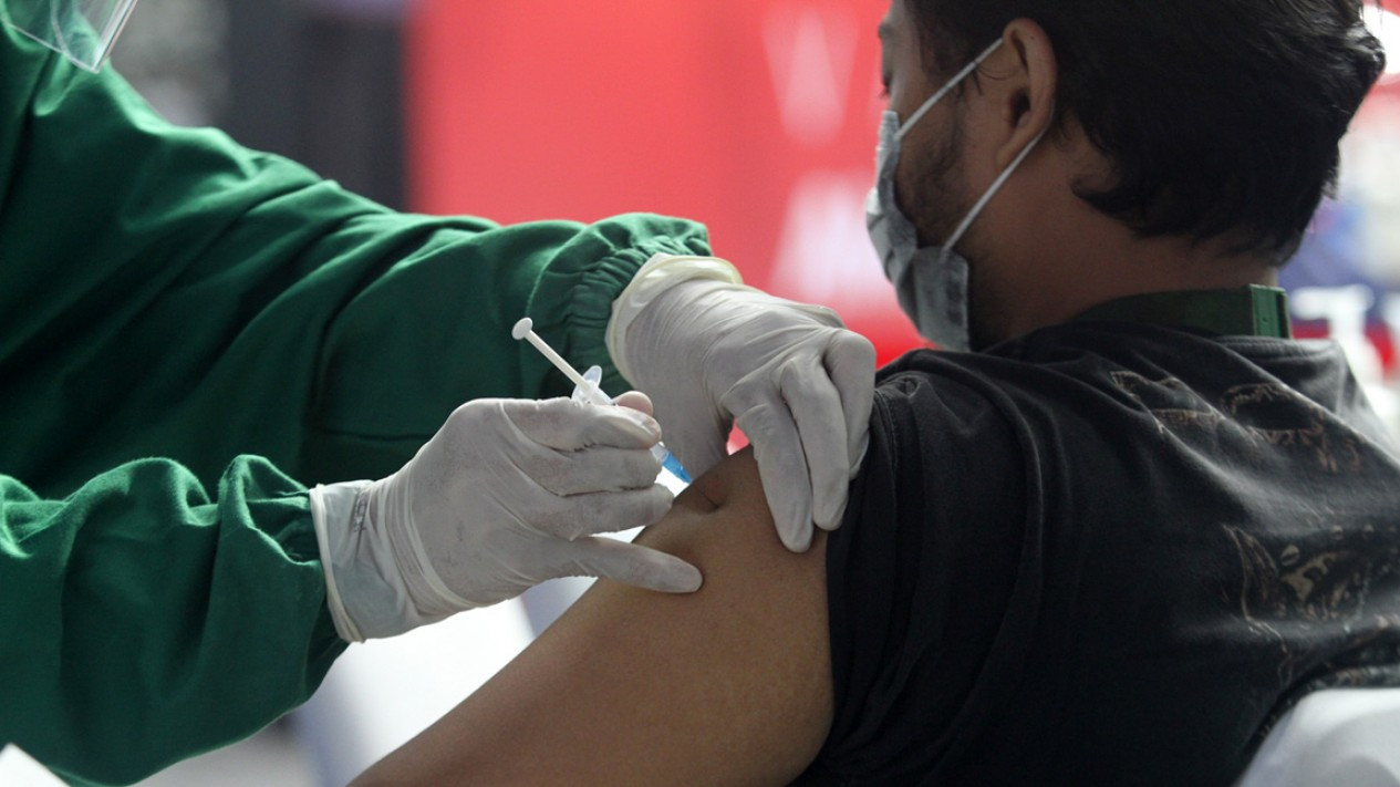 Ribuan Awak Media Divaksin Covid-19