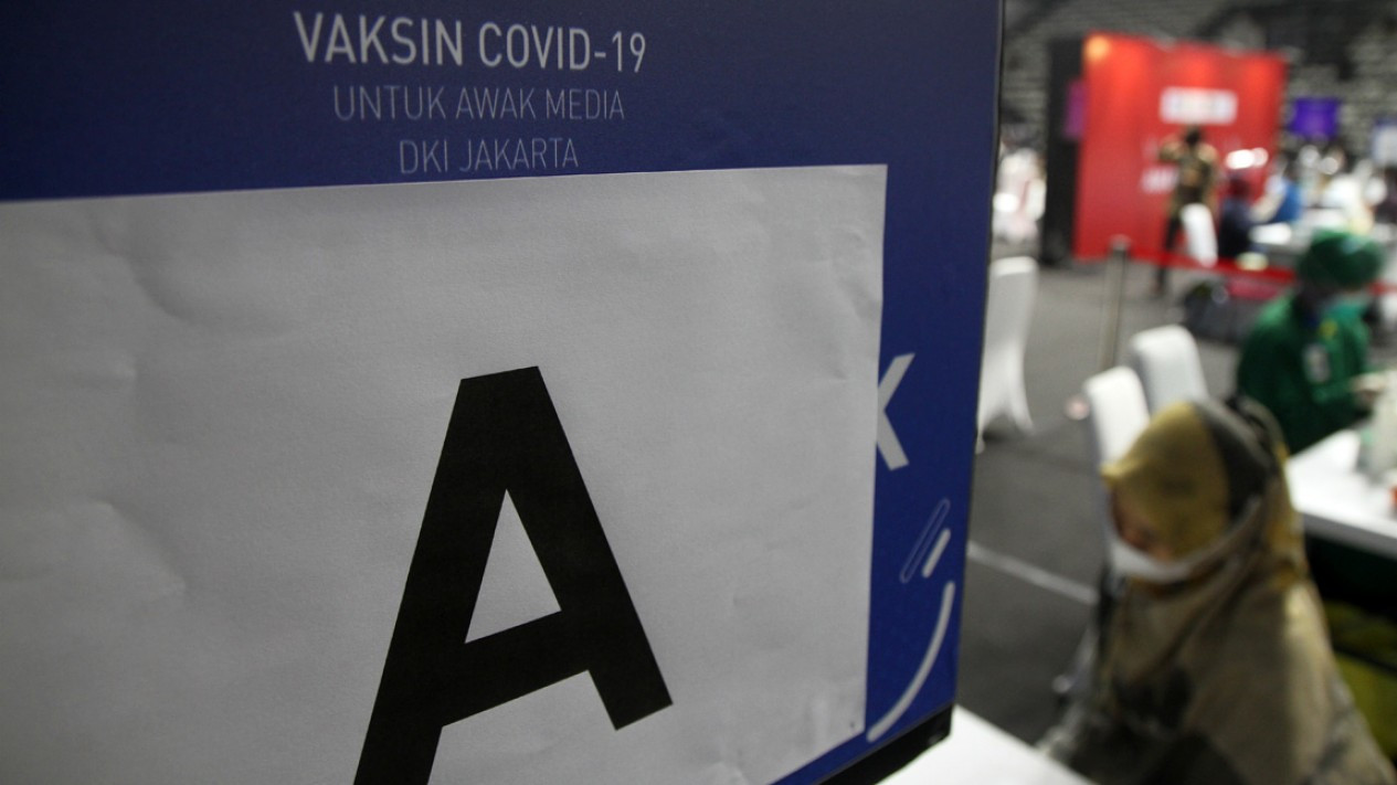 Ribuan Awak Media Divaksin Covid-19