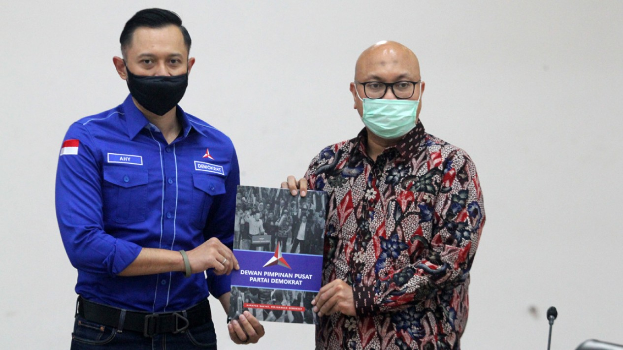 AHY Sambangi KPU