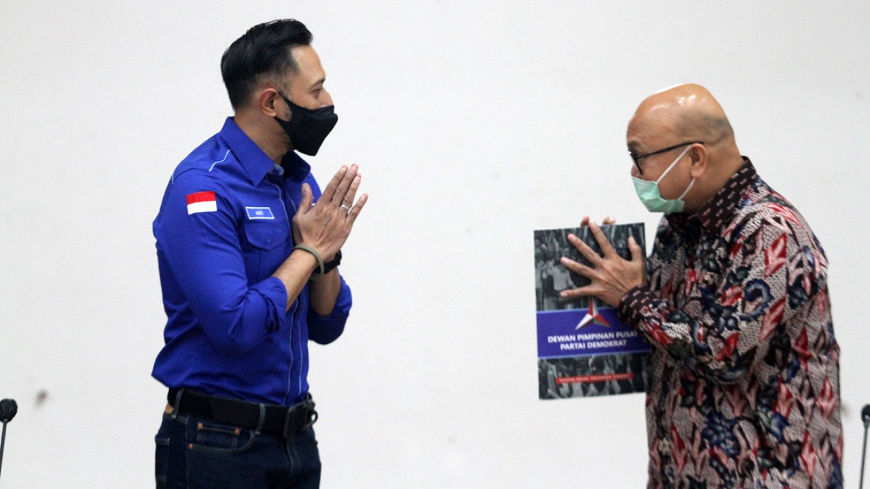 AHY Sambangi KPU