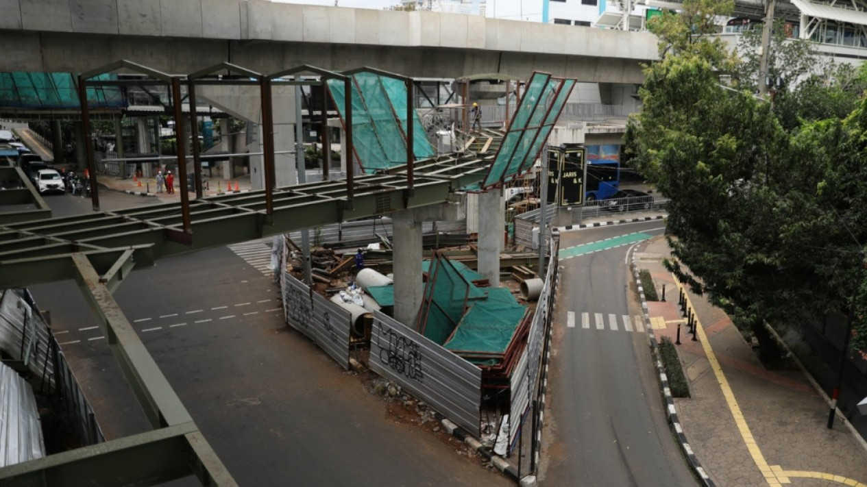 Proyek Pembangunan Skybridge CSW