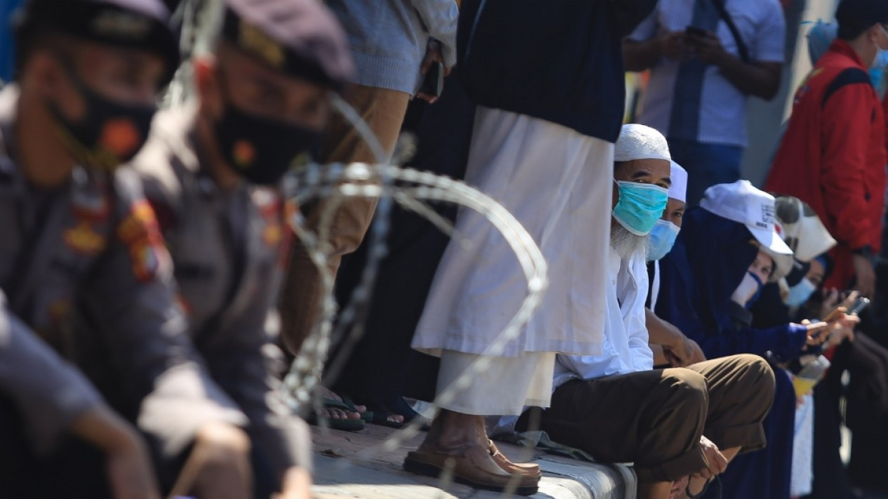Sidang Habib Rizieq di Pengadilan Jakarta Timur