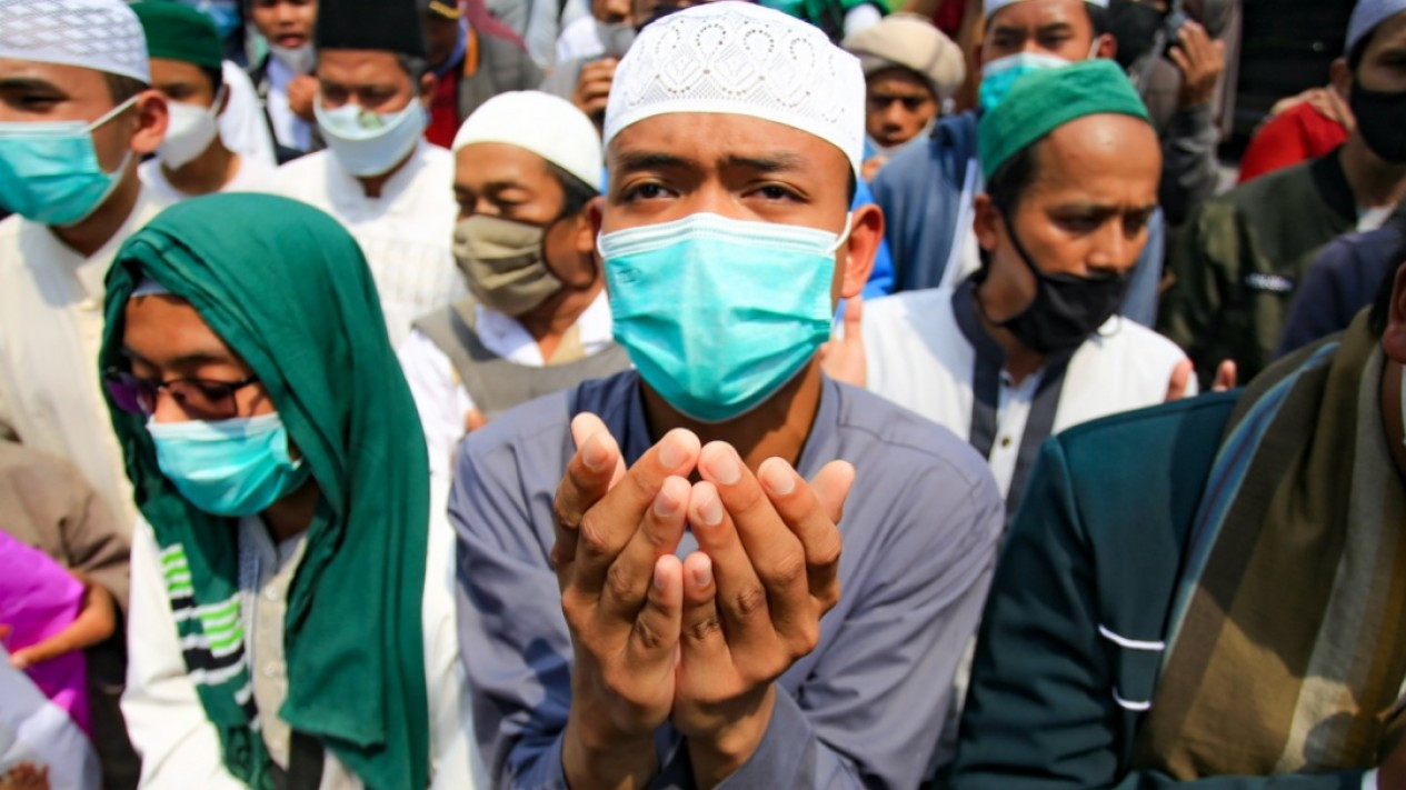 Simpatisan Habib Rizieq Ricuh